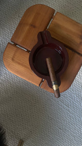 Handcrafted cigar ashtray