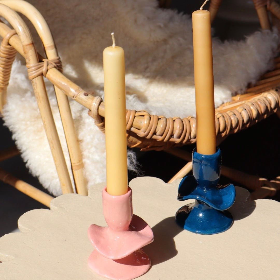 Mariela Ceramica handmade candle holder - Dancing Pequin | All