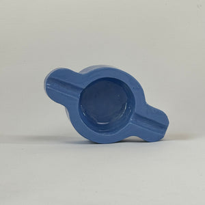 Handmade ceramic ashtray baby blue