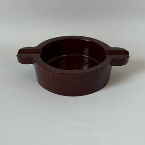 Handmade ceramic ashtray cinnamon andes