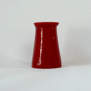 handmade ceramic table decoration red